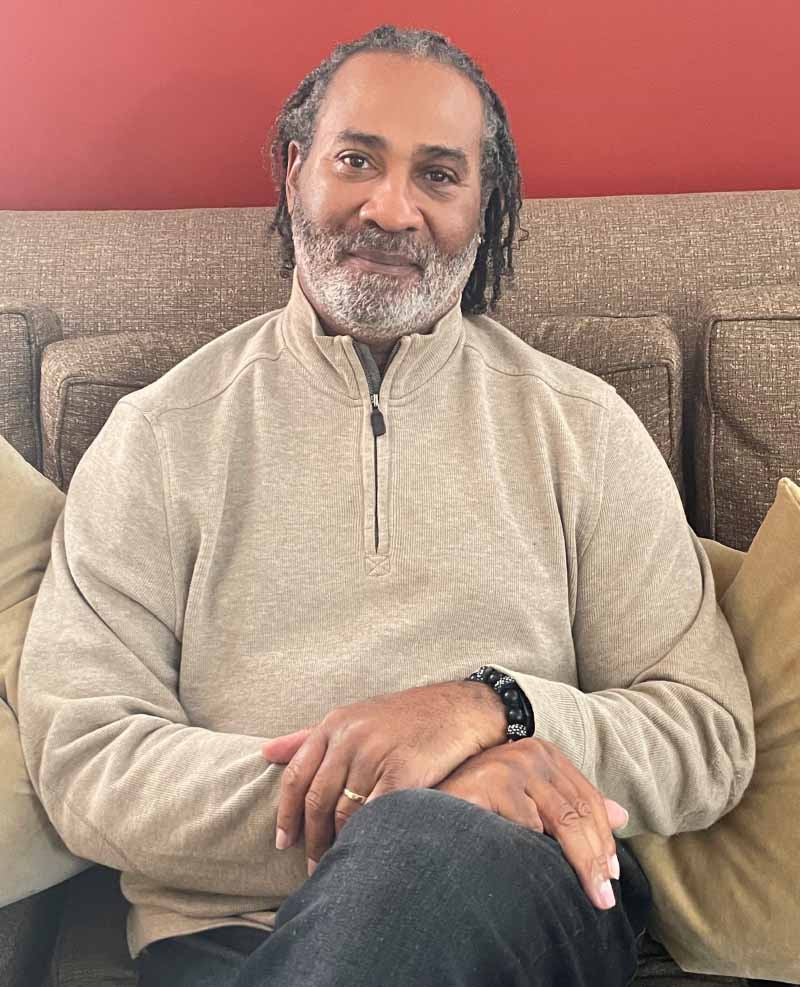 Kerwin Ifill uses medications and meditation to manage the burning pain in his face caused by a stroke. (Photo courtesy of Kerwin Ifill)